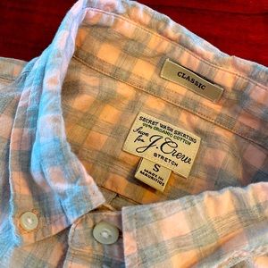 Jcrew Washed Gingham Style Causal Button Down